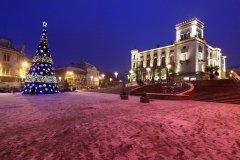 Bielsko-Biała nocą