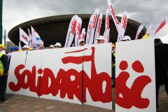 Manifestacja “Solidarności” w Katowicach